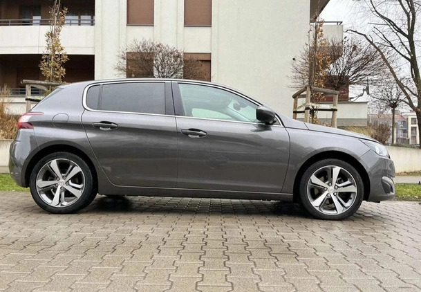 Peugeot 308 cena 36950 przebieg: 137000, rok produkcji 2016 z Warszawa małe 22